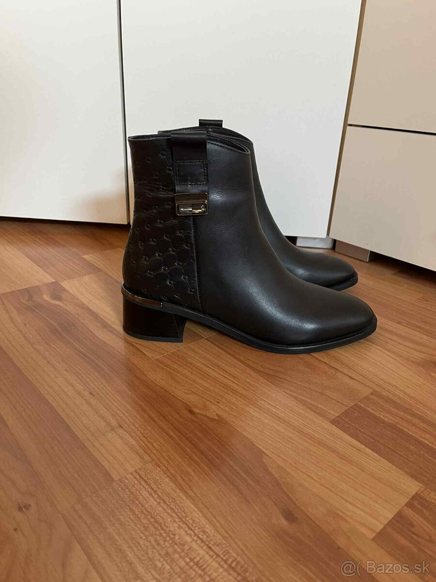 ETIMEĒ dámske kožené čižmy - 6