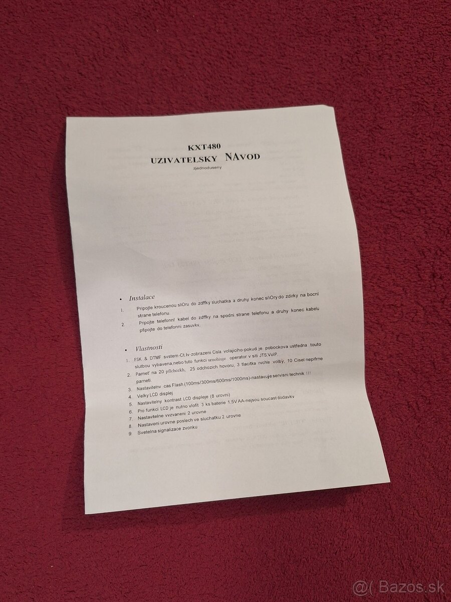 MAXCOM KXT480, Telefón pre seniorov, biely - 6