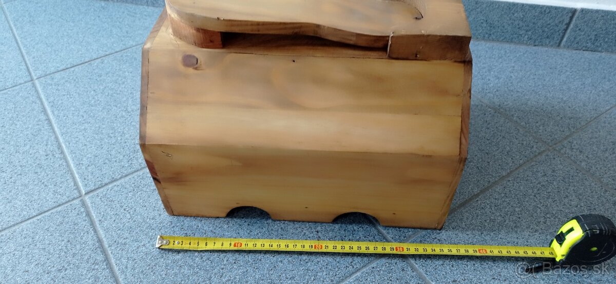 2 nábytkové originálne mexické solitéry - skrinka a košík - 6