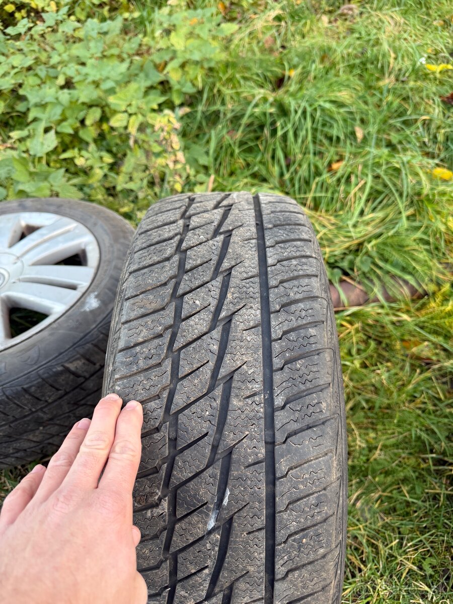 Predám originálne VW disky R16 5×112 + zimné a letné pneu - 6