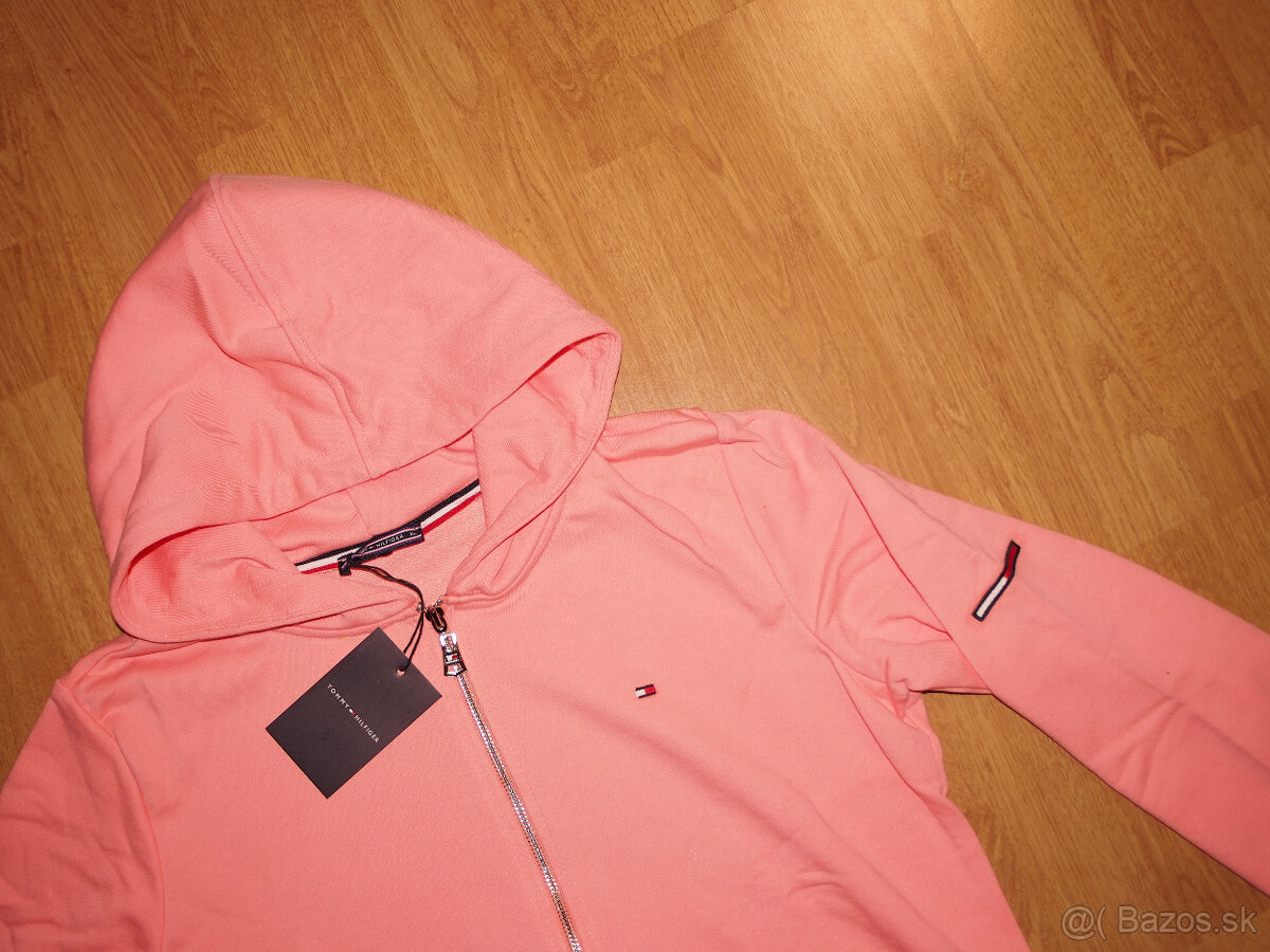 Tommy Hilfiger dámska mikina na zips čierna - 6