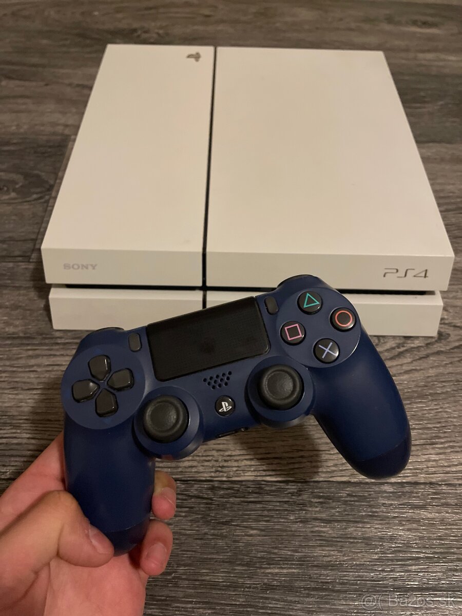 PlayStation 4 – biela, 500 GB, výborný stav - 6