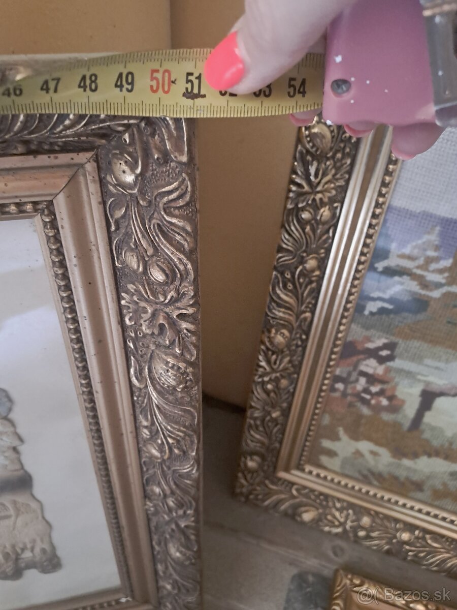 Predám obraz zarámovaný 58x46 cm - 6