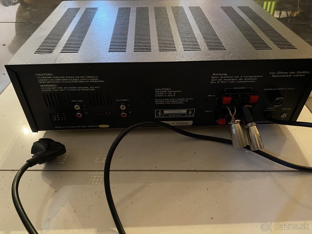 koncovy zosilovač Wangine Nemecko 2x300w na 8Ohm - 6