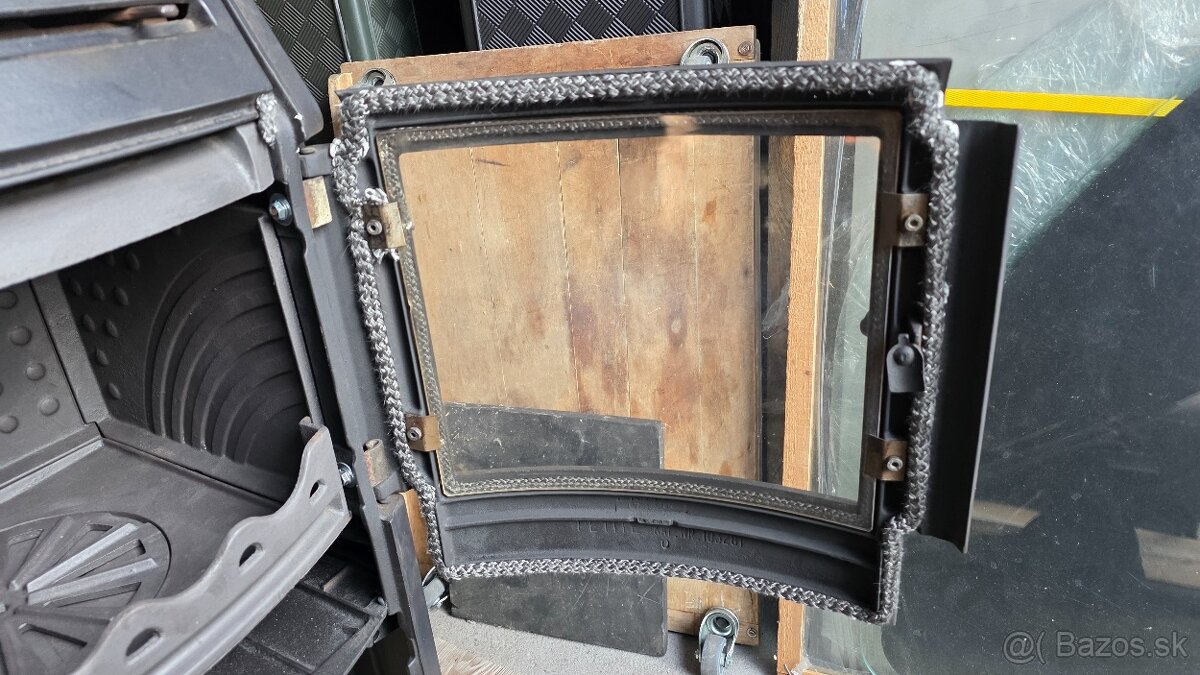 Liatinové kachle Jotul F 220 modročierný smalt - 6