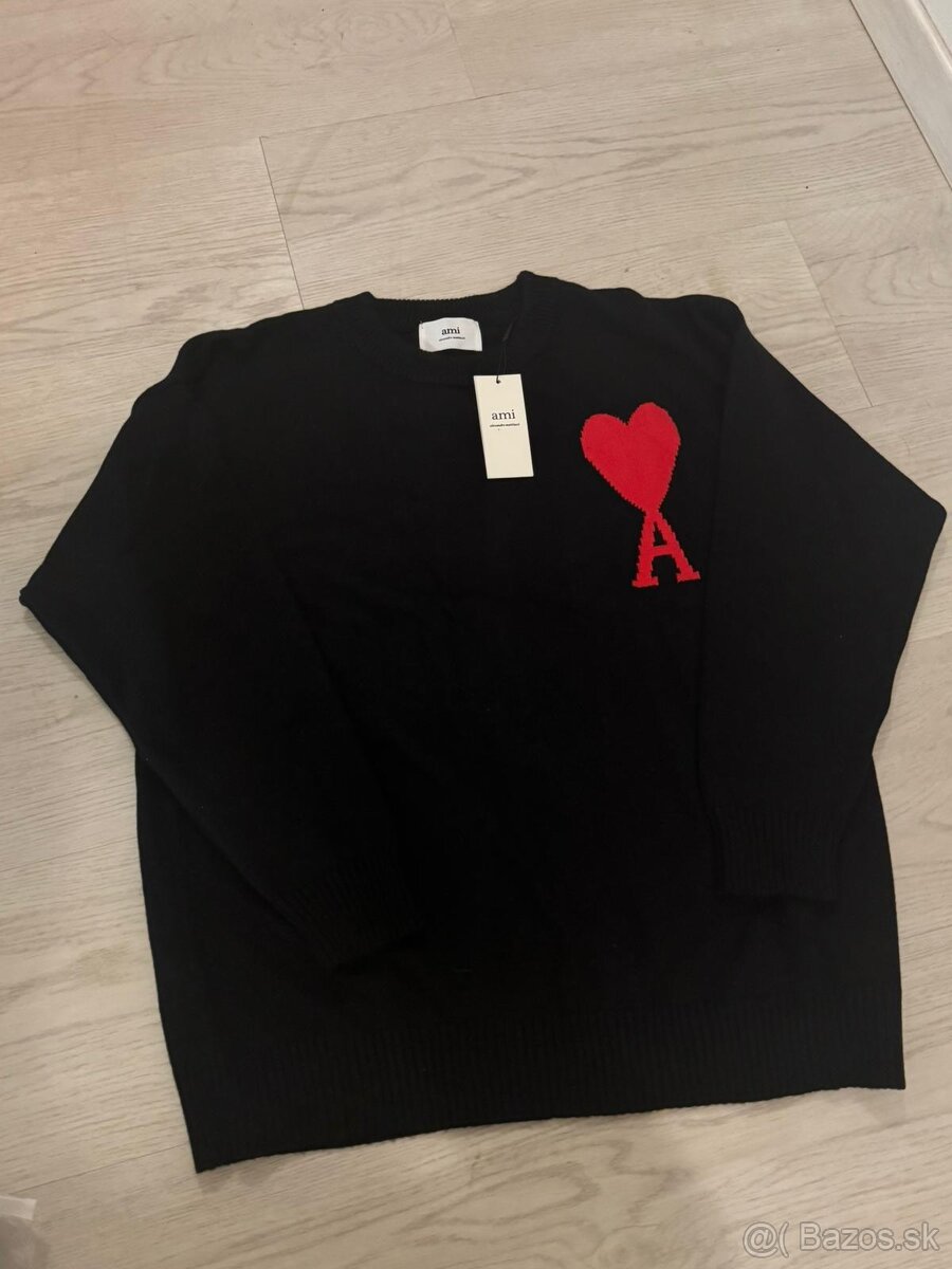 Ami Paris Čierna Mikina - 6