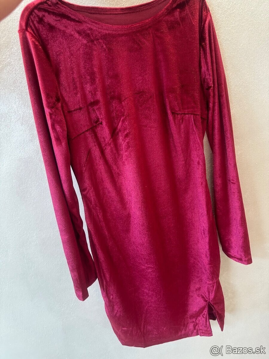 Šaty velúrové nové - 6