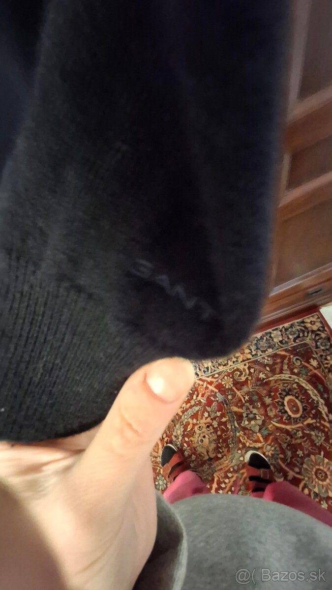 tmavomodrý sveter gant S - 6