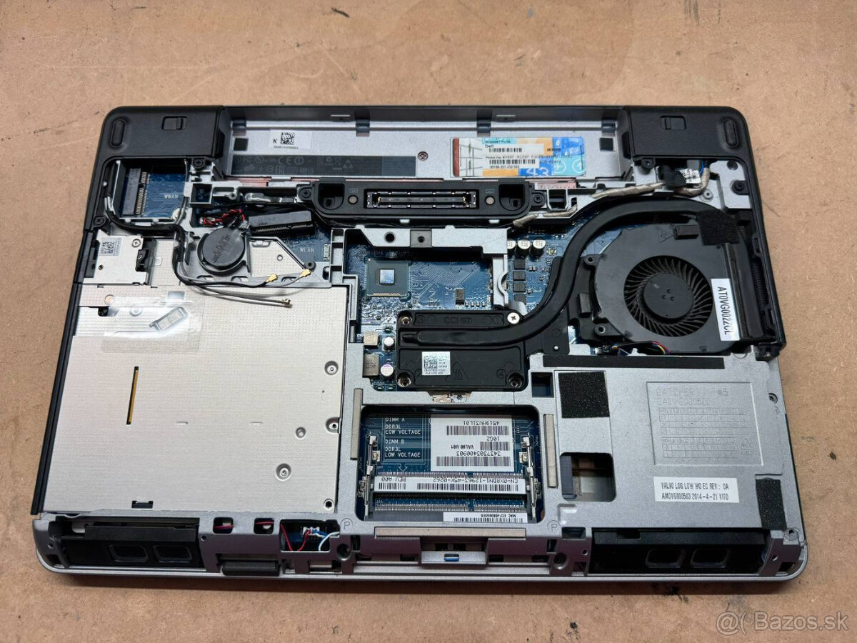 Predám pokazený notebook na náhradné diely zn.Dell e6440. - 6