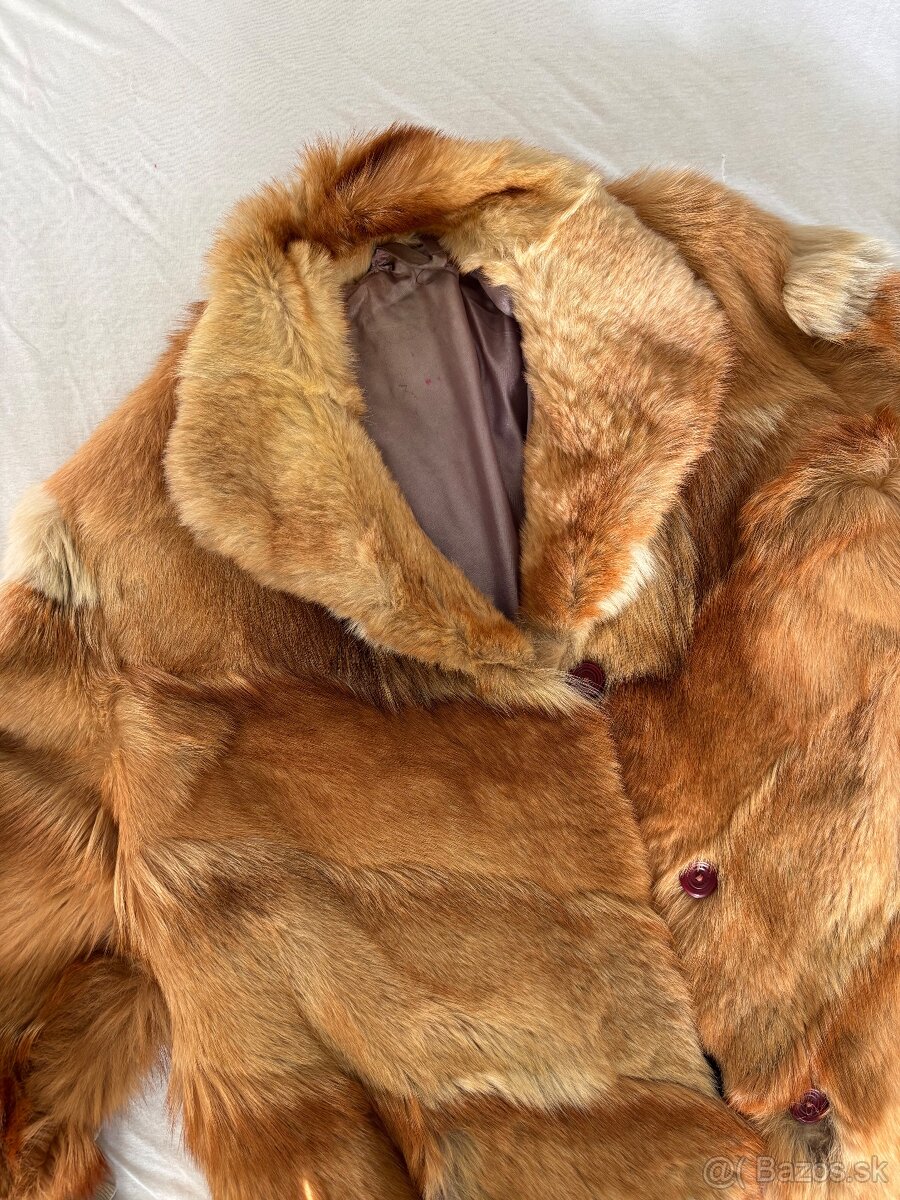 Vintage kabát z pravej kožušiny - 6