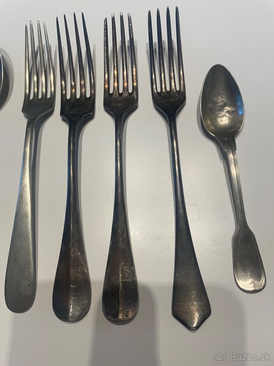 Starožitný pribor Alpacca - 6