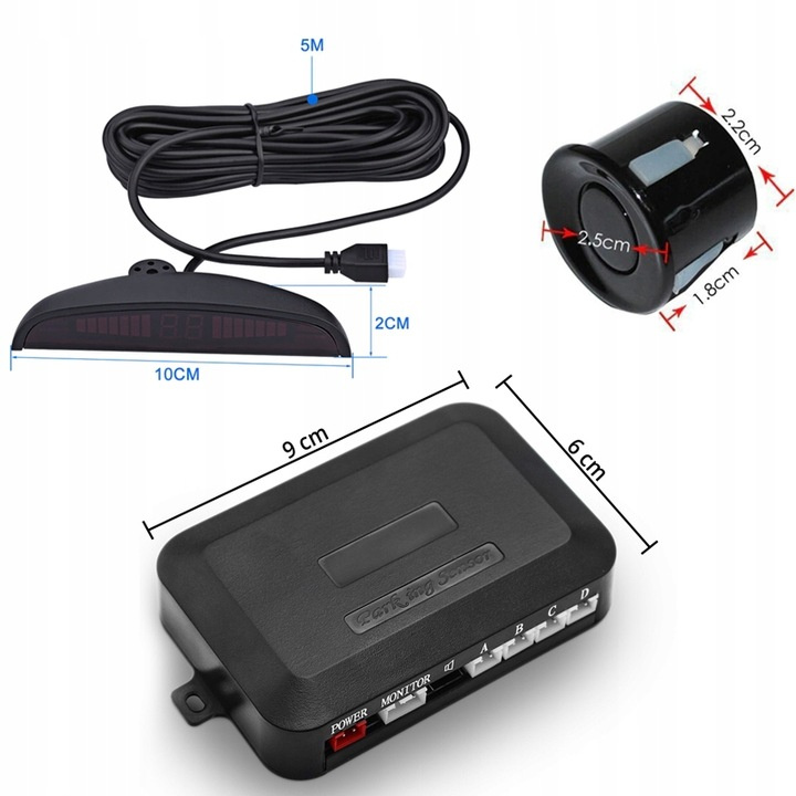 Cúvacie senzory – parkovací asistent – nové / plne funkčné - 6