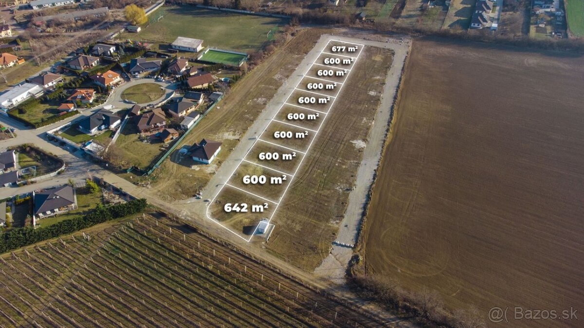 NOVÝ PROJEKT "PRI SADE" HORNÉ ŠTITÁRE - POZEMKY - 6