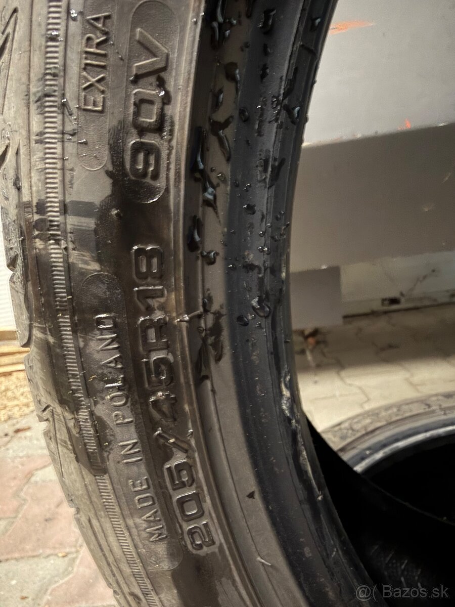 Predám letné gumy 205/45r18 - 6