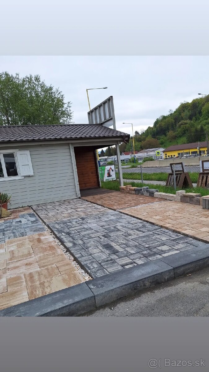 Predáme zamkovu dlažbu Možnosť pokládky alebo minibagra - 6