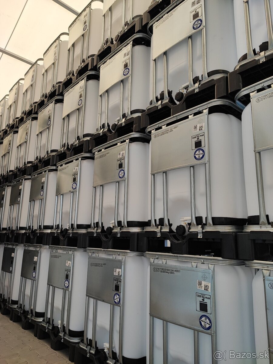 Certifikované potravinárske 1000l IBC kontajnery - 6