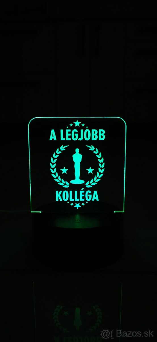 Led lampa s vlastným textom / logom - 6