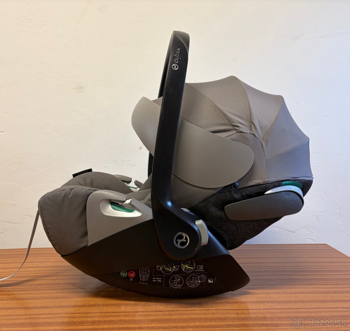 Polohovateľná autosedačka Cybex Cloud Z2 i-Size sivá - 6