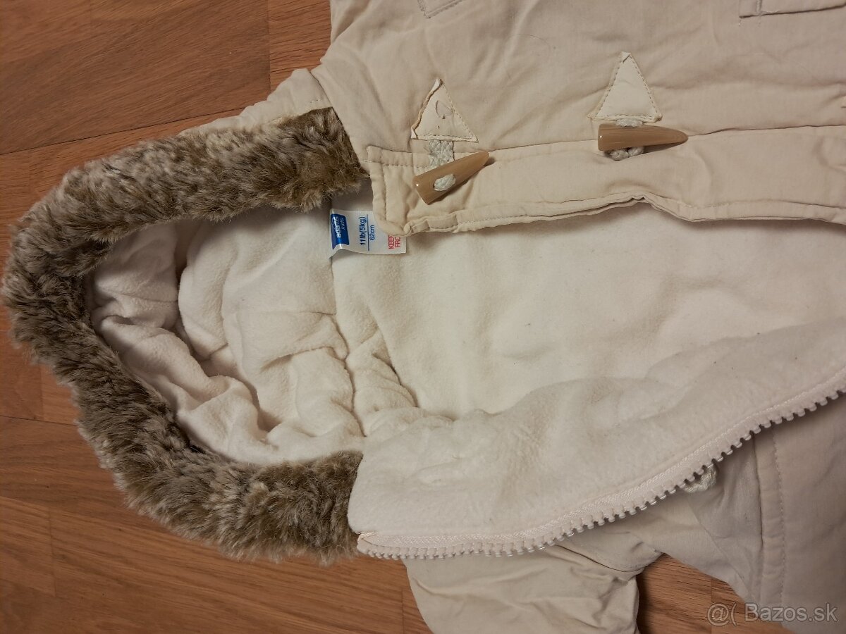 Zimný overal - béžový 62 - 6