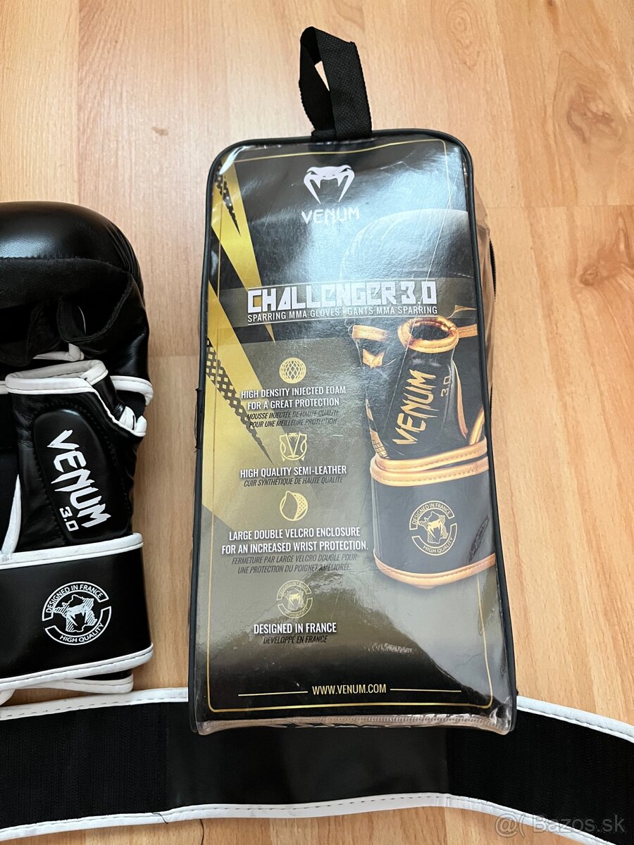 MMA rukavice VENUM Challenger sparing - black - 6