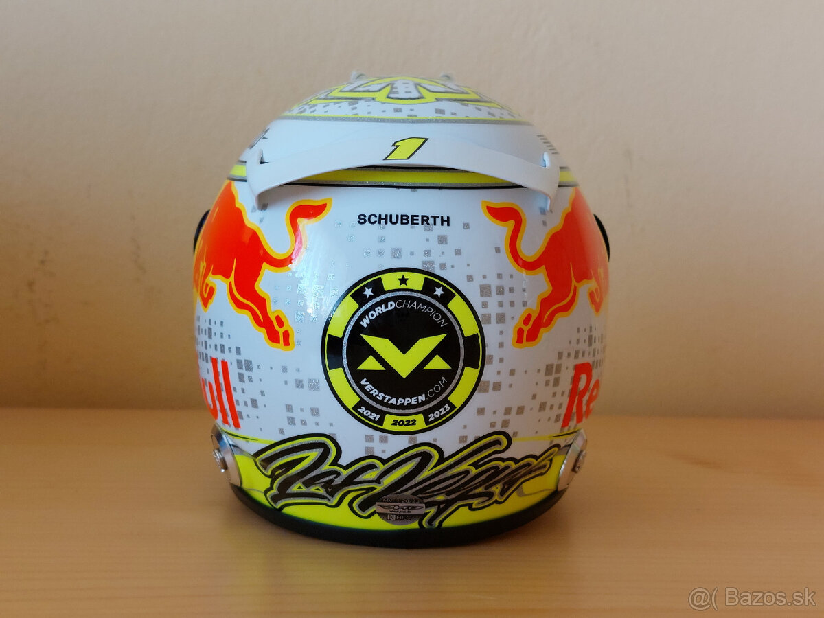 Max Verstappen 2023 Red Bull VC Las Vegas F1 prilba 1:2 - 6