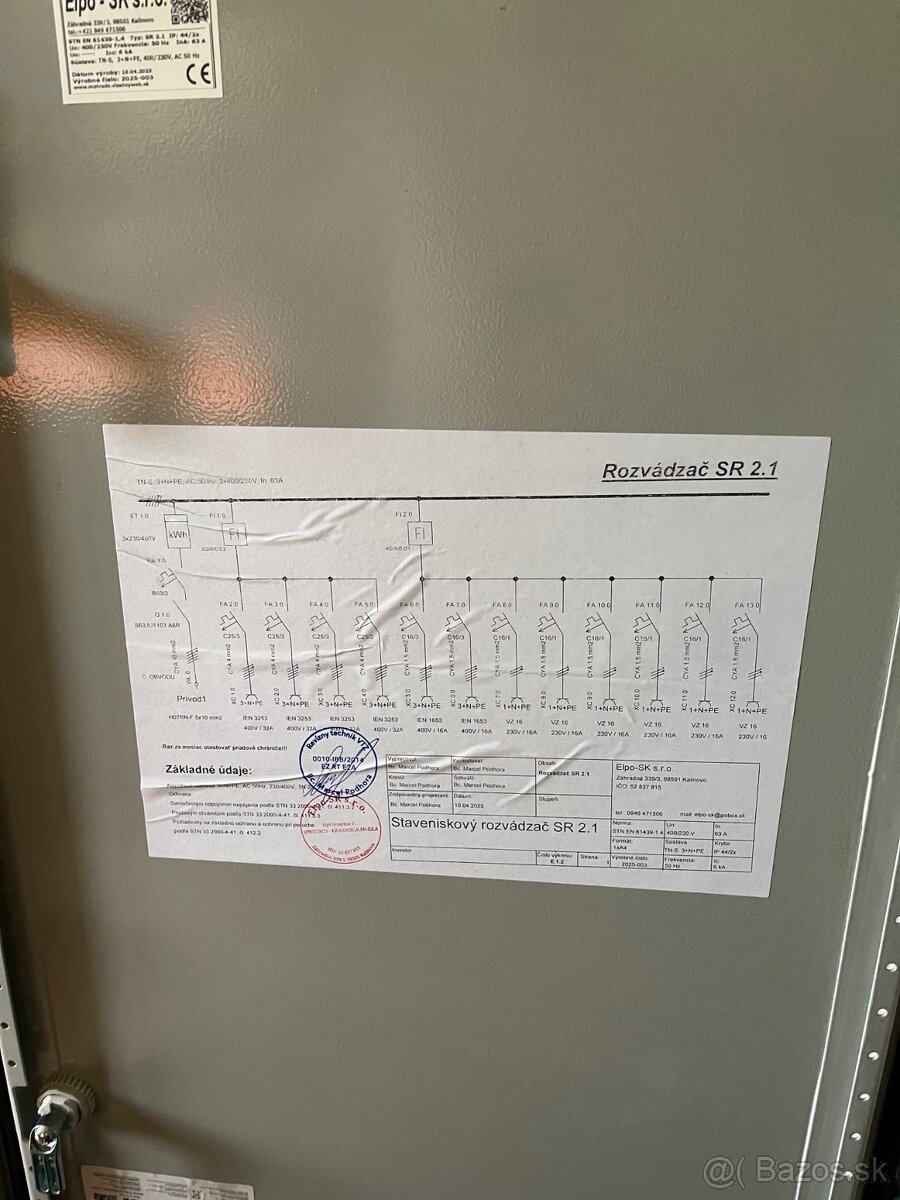 Staveniskový rozvádzač.. - 6