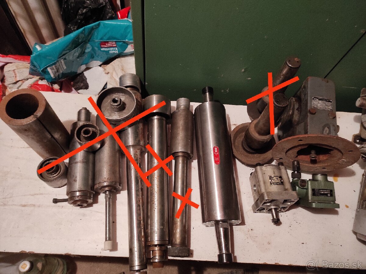 Náhradné diely na sústruh, frézu ml - 6