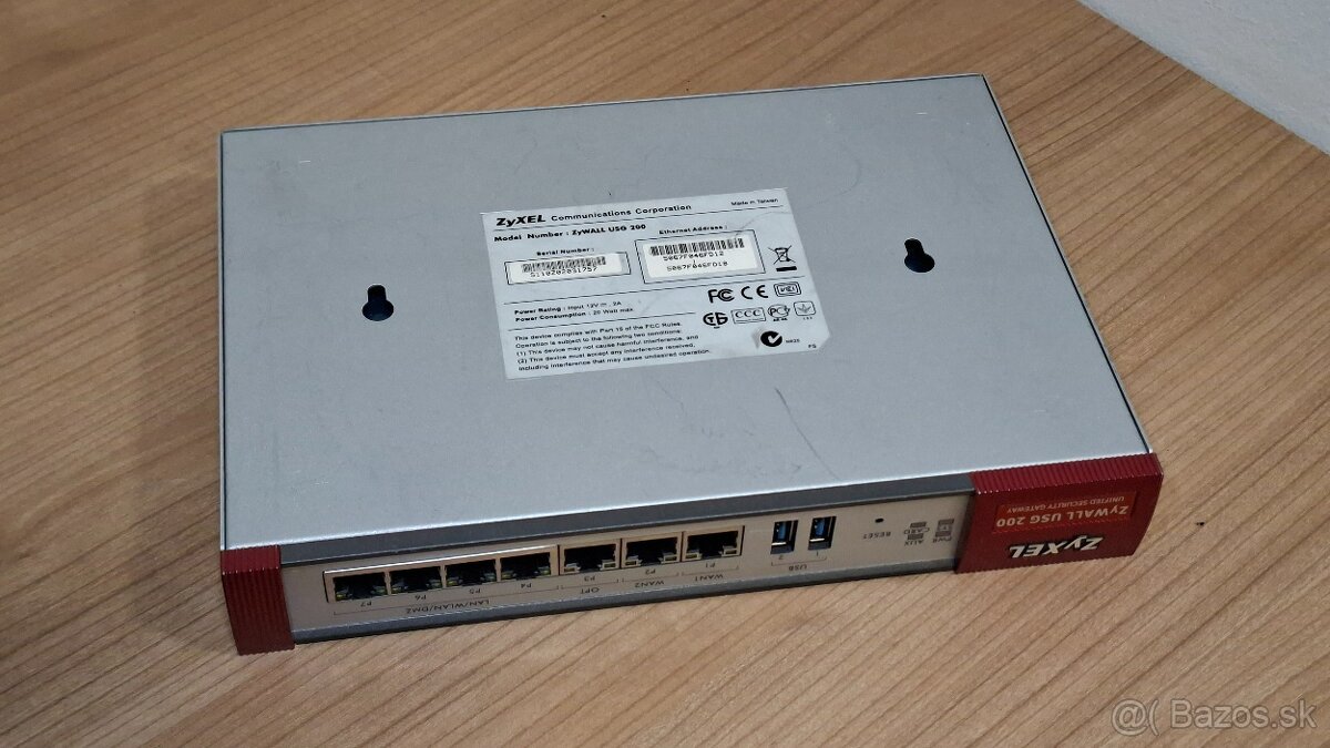 Zyxel Zywall USG 200 - 6