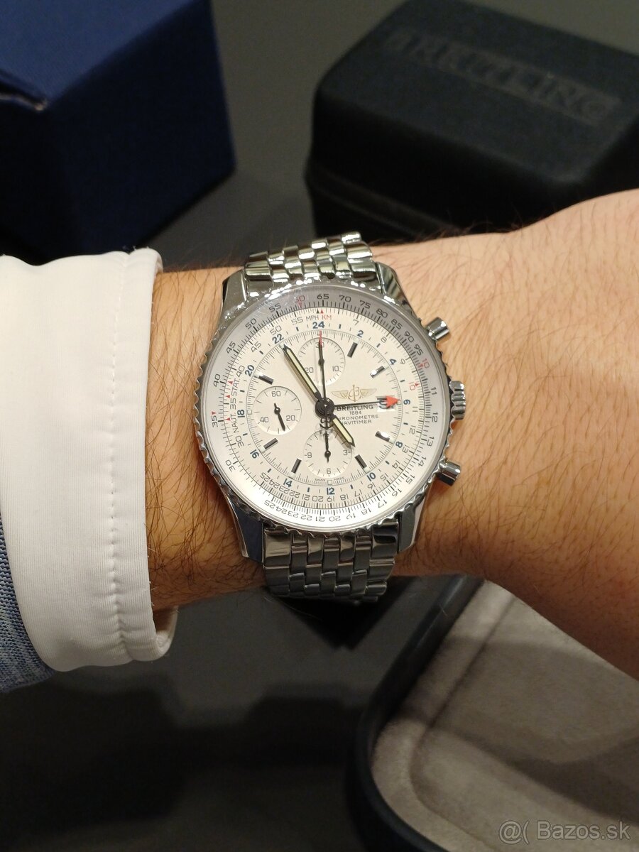 Breitling Navitimer Chrono GMT46 luxusné automatické hodinky - 6