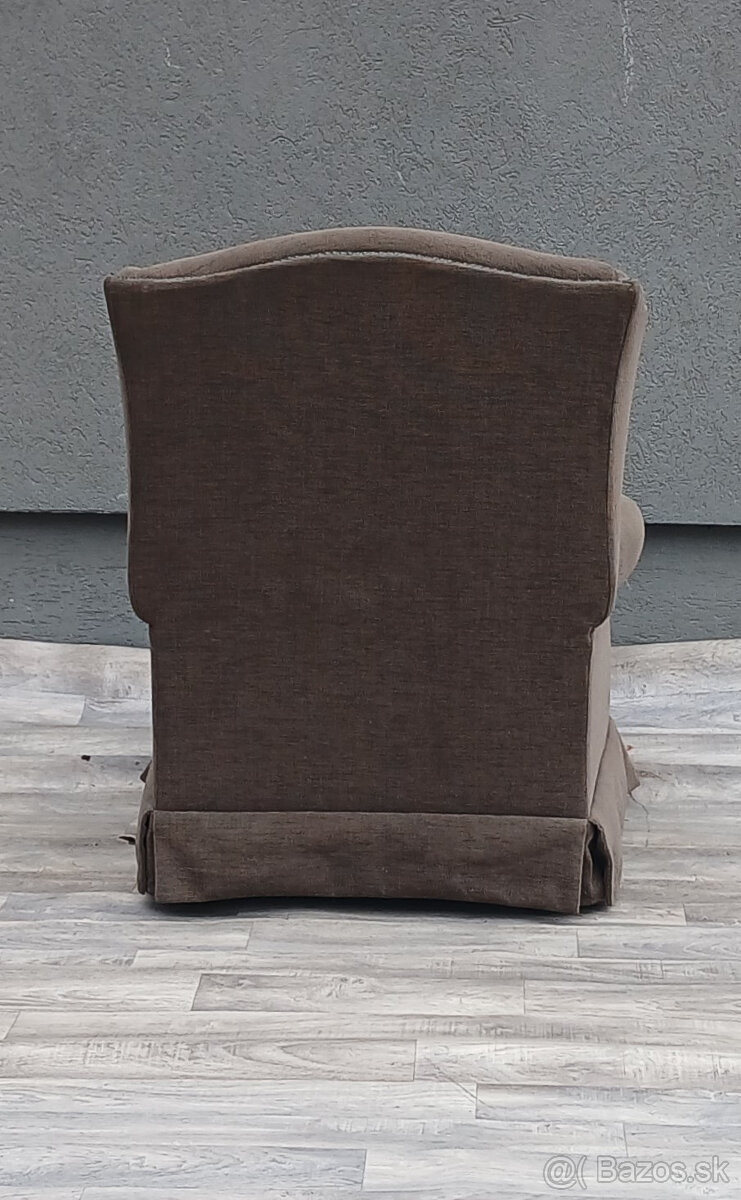 Kreslo sivé – UŠIAK. - 6