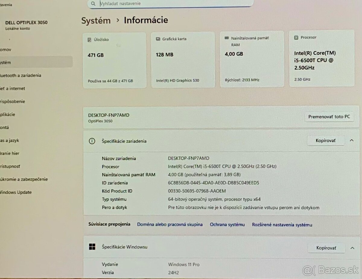 Dell Optiplex 3050 mini - 6
