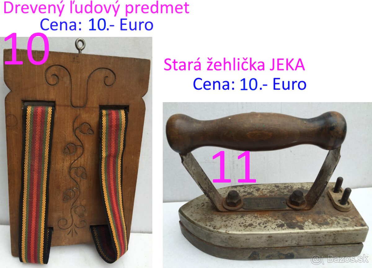 Bronzové sochy a busty, žehlička, svietnik a kovové veci - 6