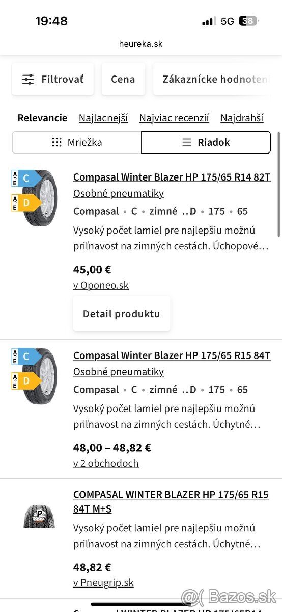 Zimné pneu 175/65 R15 84T - 6