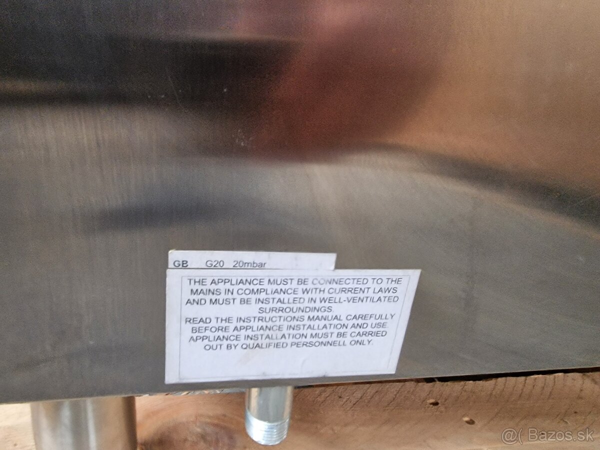 Grilovacia platna BERTOS na plyn - 6