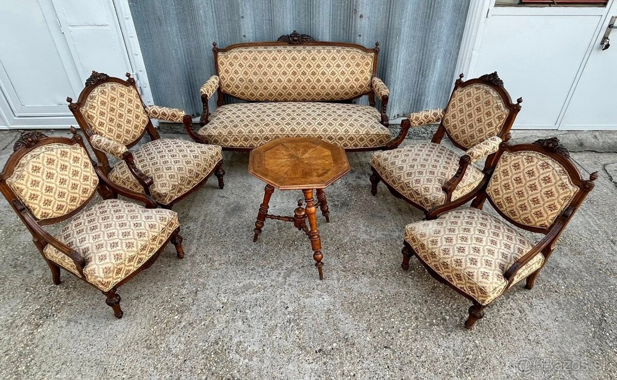 Starožitné Sedenie Altdeutsch - 6