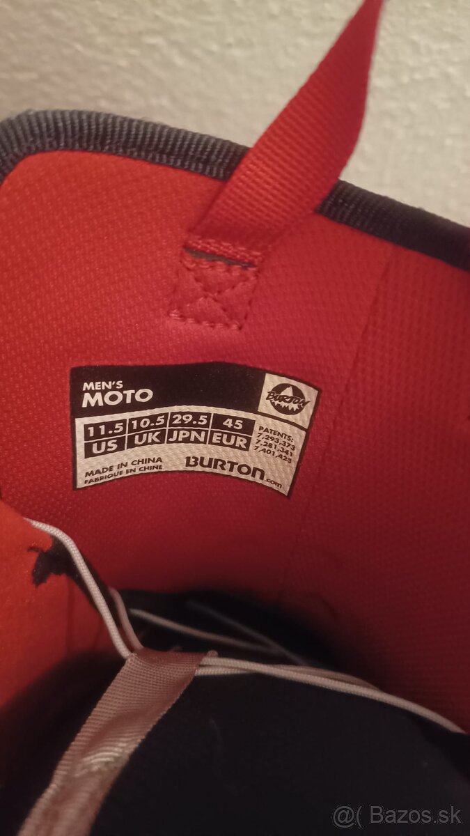 BURTON panske snb boty vel. 44 / 44,5 - 6