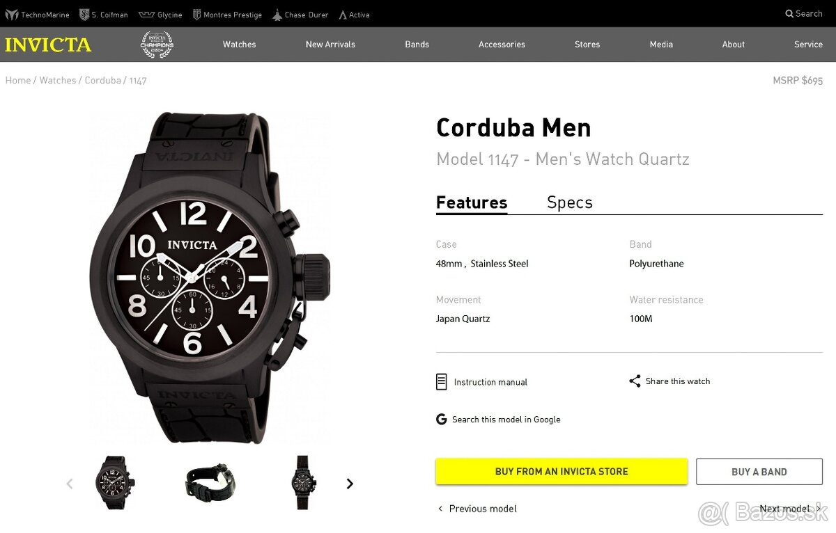 ŠVAJČIARSKE HODINKY INVICTA RUSIAN DIVER 1147 - 6