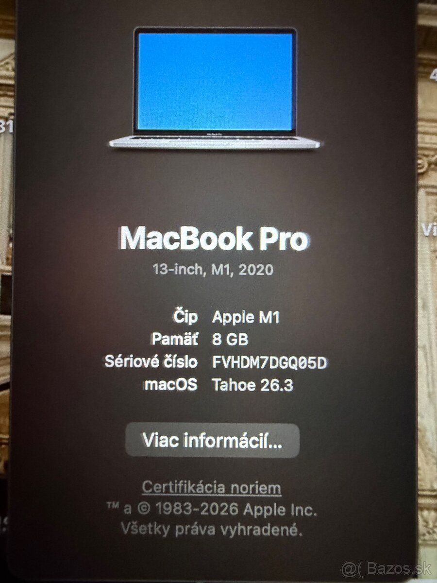 Macbook Pro 13 M1 8/256GB TouchBar - 6