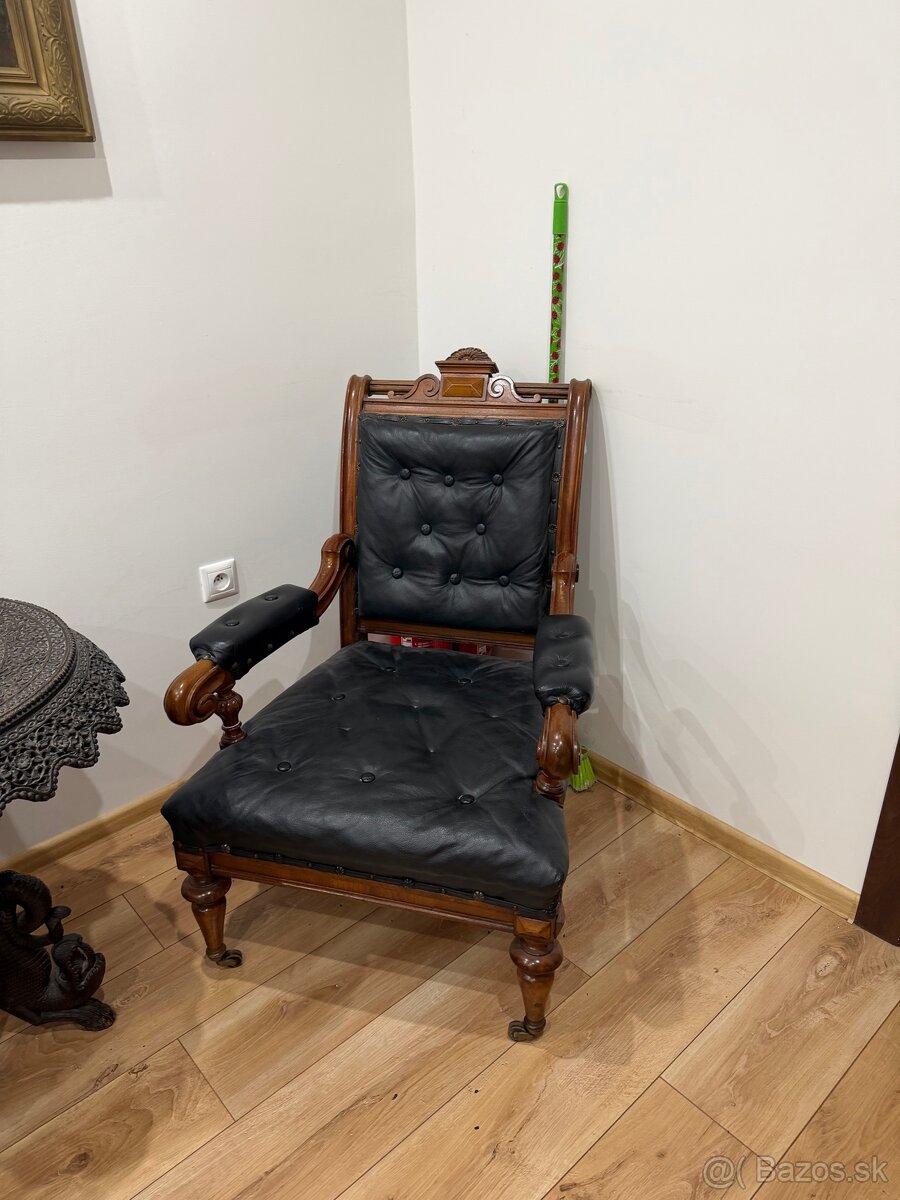 Starožitné novorenesančné kreslá (pár) - 6