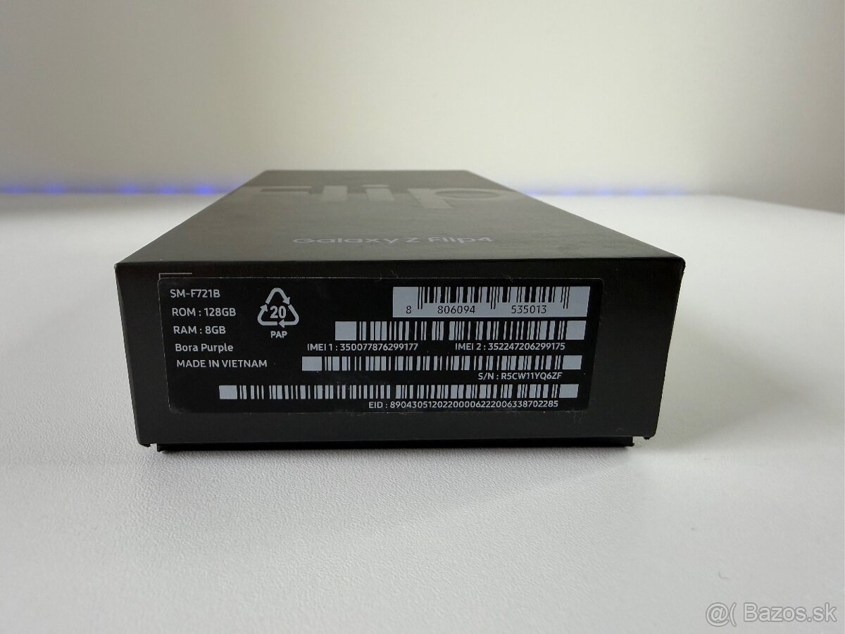 PREDAM/ VYMENIM SAMSUNG ZFLIP 4 128GB + OBAL/ TOP STAV - 6