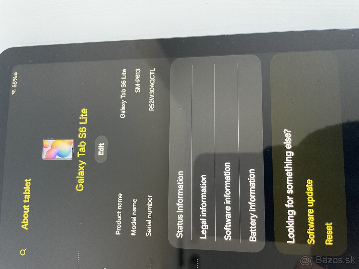 Samsung Galaxy Tab S6 Lite WiFi sivý 2022 - 6