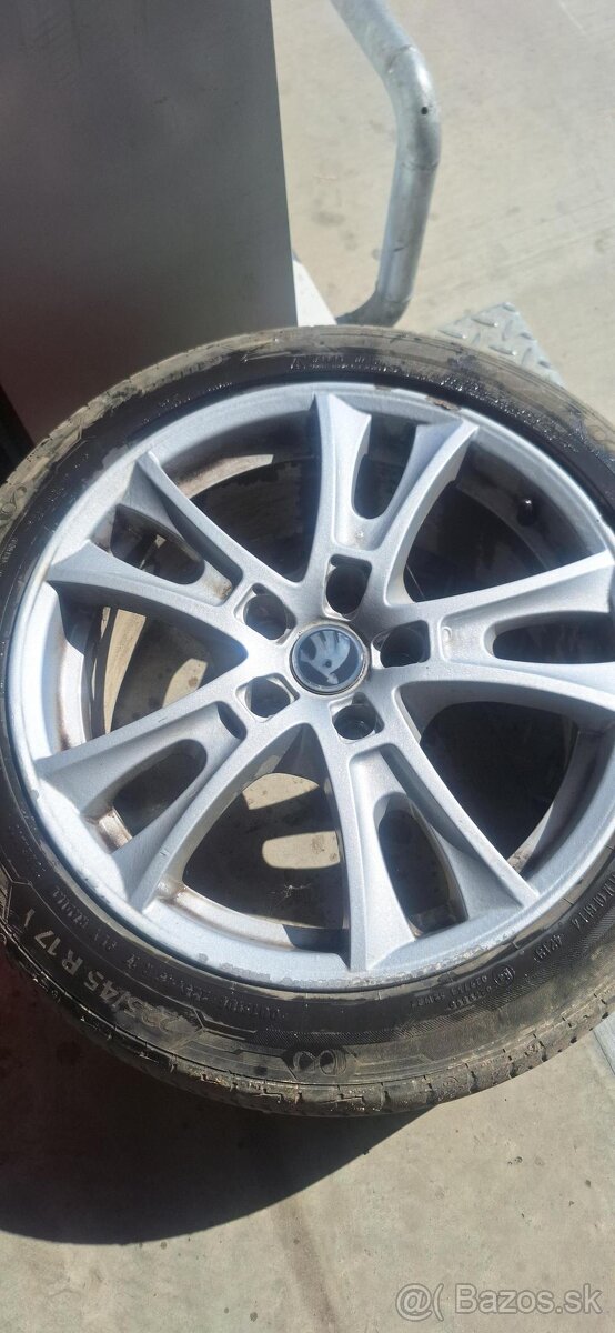 elektrony r17 5x112 + letne gumy - 6