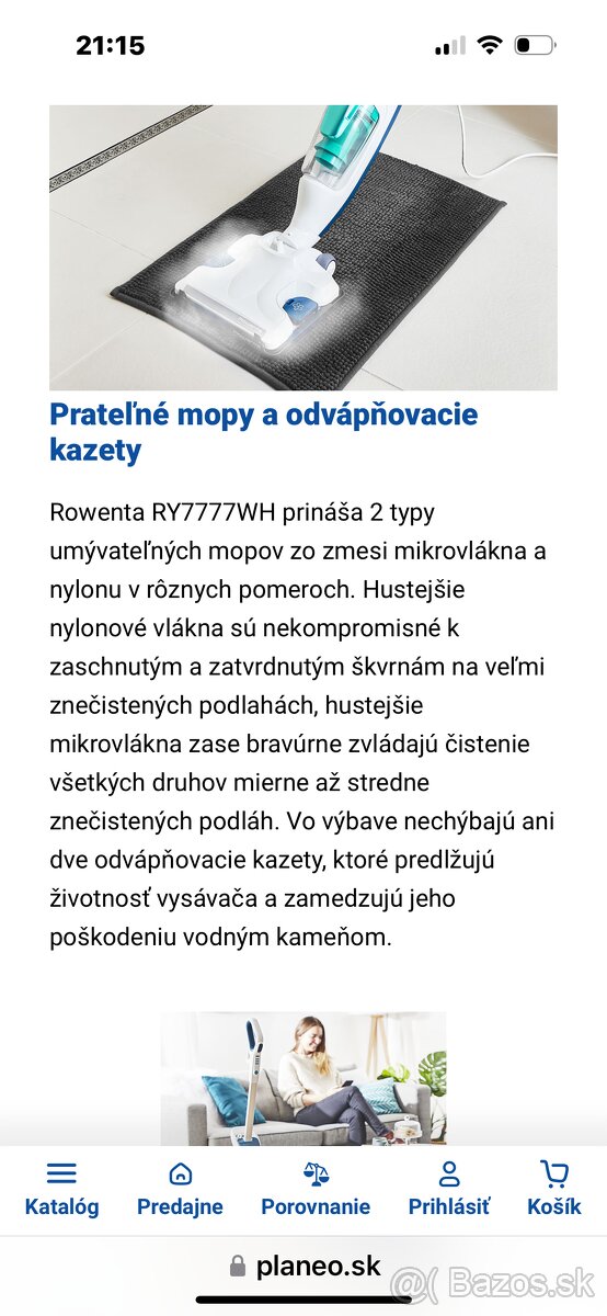 Tyčovými vysávač s psrným mojom Rowenta - 6