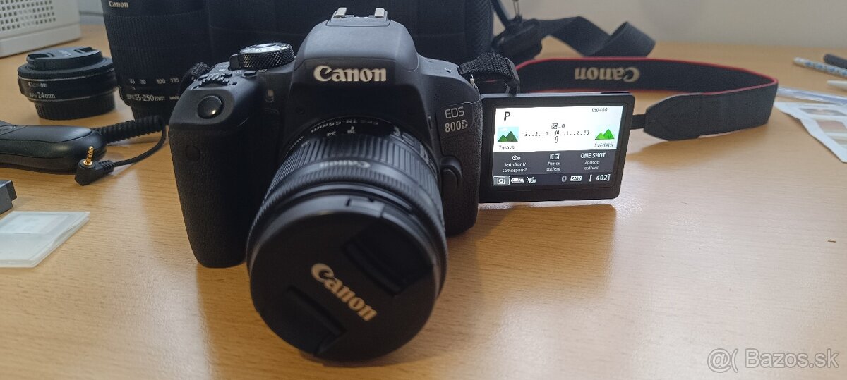 Canon EOS 800D + príslušenstvo - 6