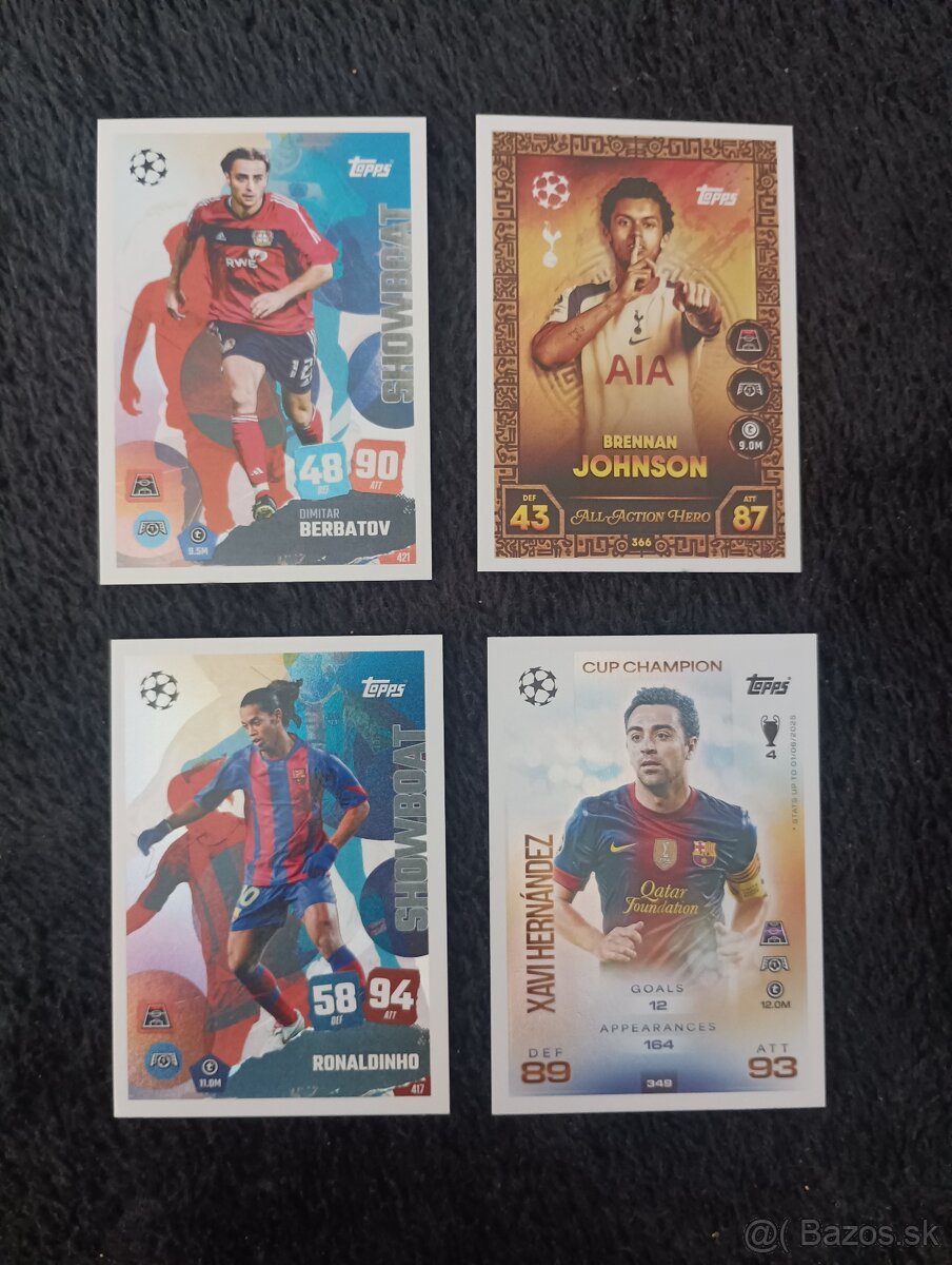 Topps Match ATTACK Ronaldinho Xavi Bellinghan - 6