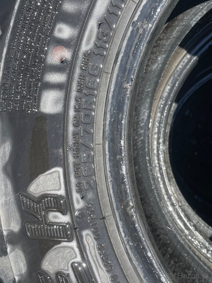 Pneu DUNLOP 265/70 R16C 113/111S - 6