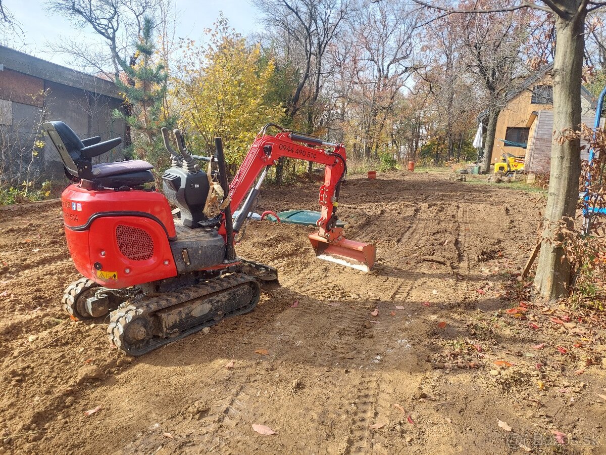 Vykopove práce MinibagerZB - 6