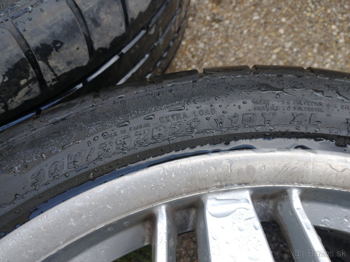 Predam r22 alu lorinser 5x112 pneu 395/35 zr22 - 6