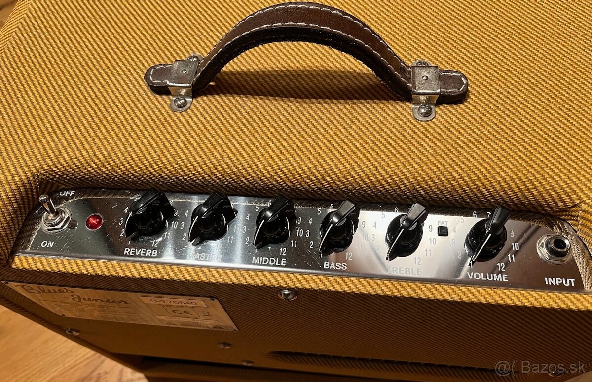 Predám Fender Blues Junior Tweed gitarové kombo - 6