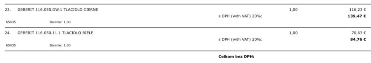 2 ks Geberit tlacitka - 6